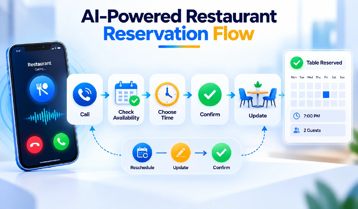 AI-Powered Restaurant Reservation Flow